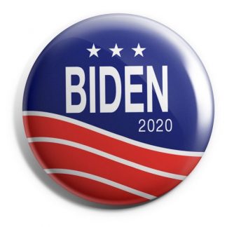 Biden 2020 Red, White & Blue Campaign Button (BIDEN-601)