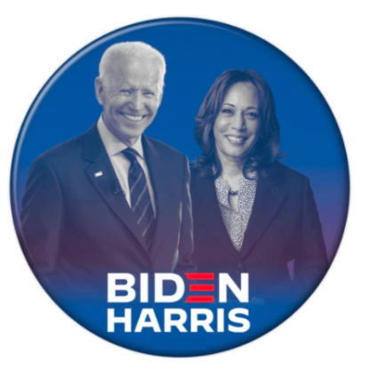 Blue Biden Harris 2020 Pin